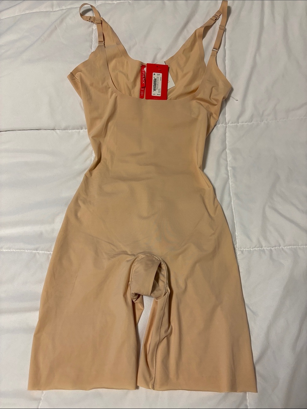 SPANX Nude Shaping Mid-Thigh Bodysuit